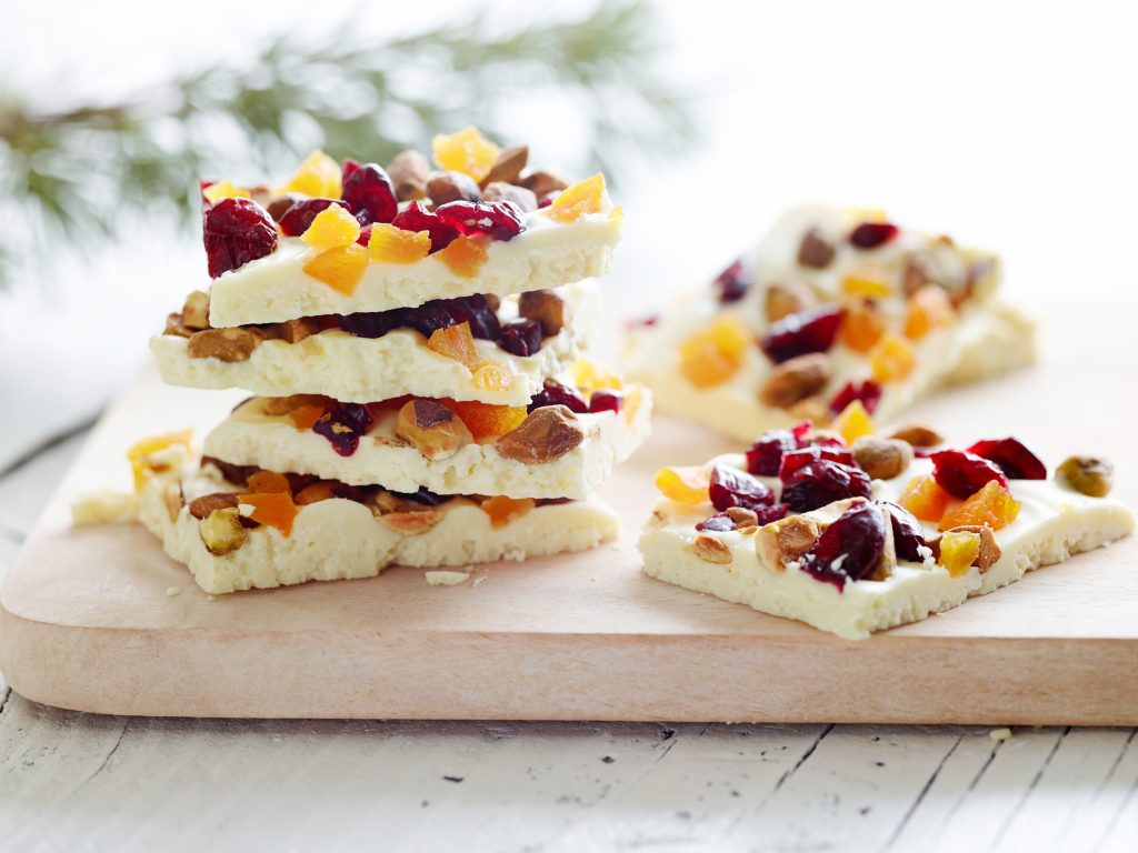 White Chocolate Pistachio Bark
