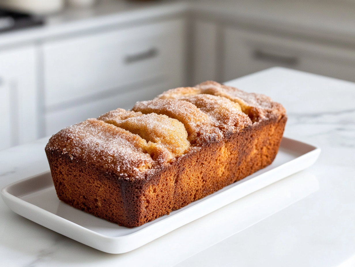 Apple Cider Doughnut Loaf Cake Recipe