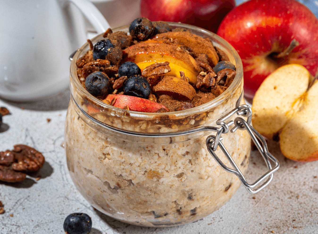 Apple Cinnamon Overnight Oats