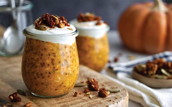 Pumpkin Spice Overnight Oats