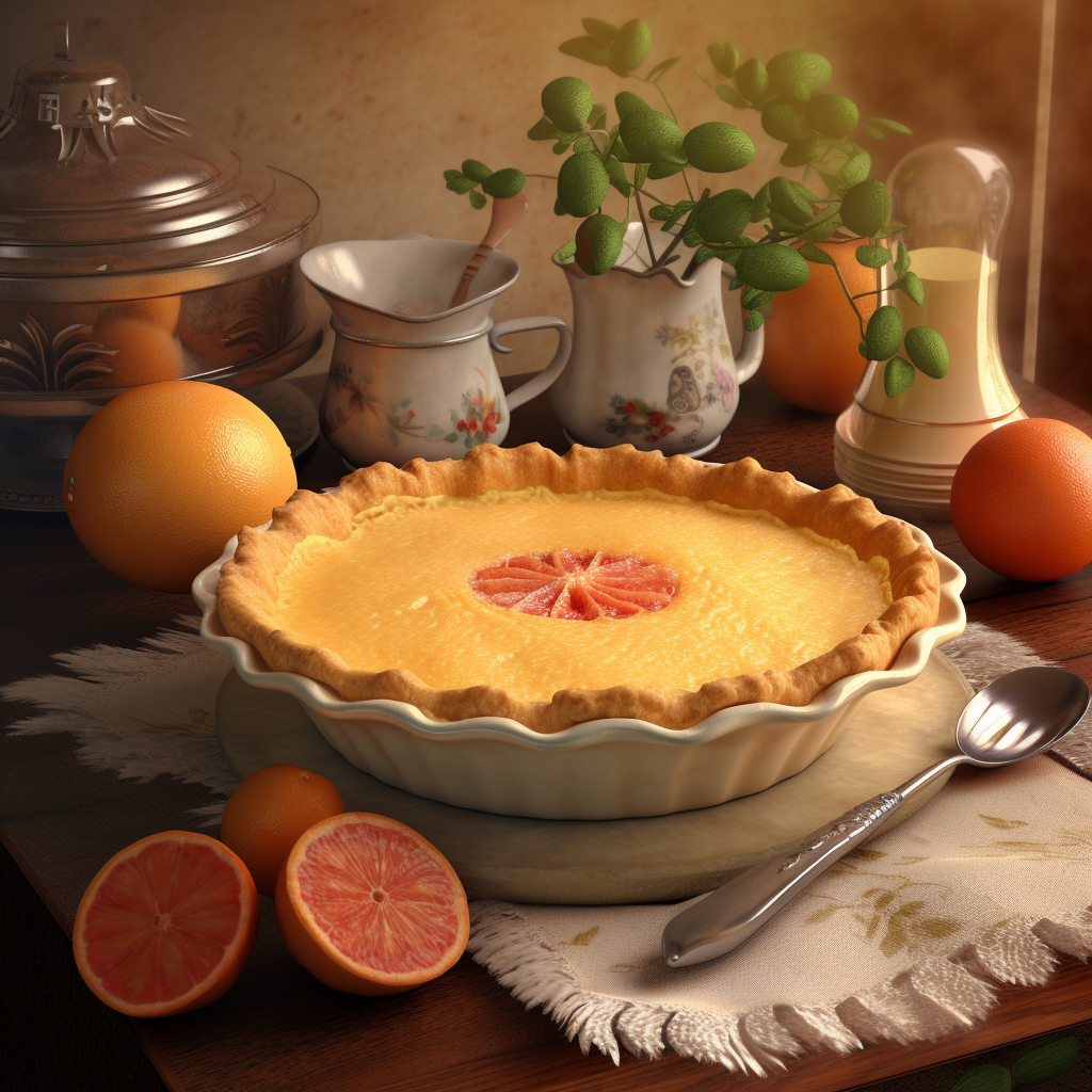 What to Serve with Grapefruit Custard Pie