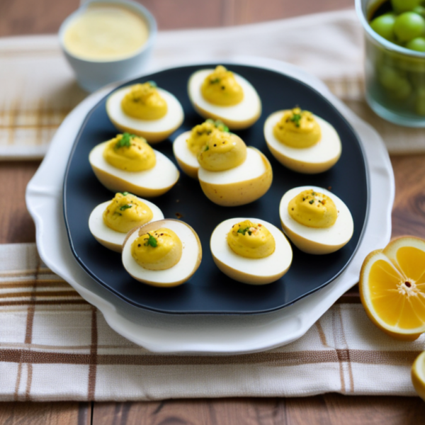 Mustard Pickled Deviled Eggs Recipe