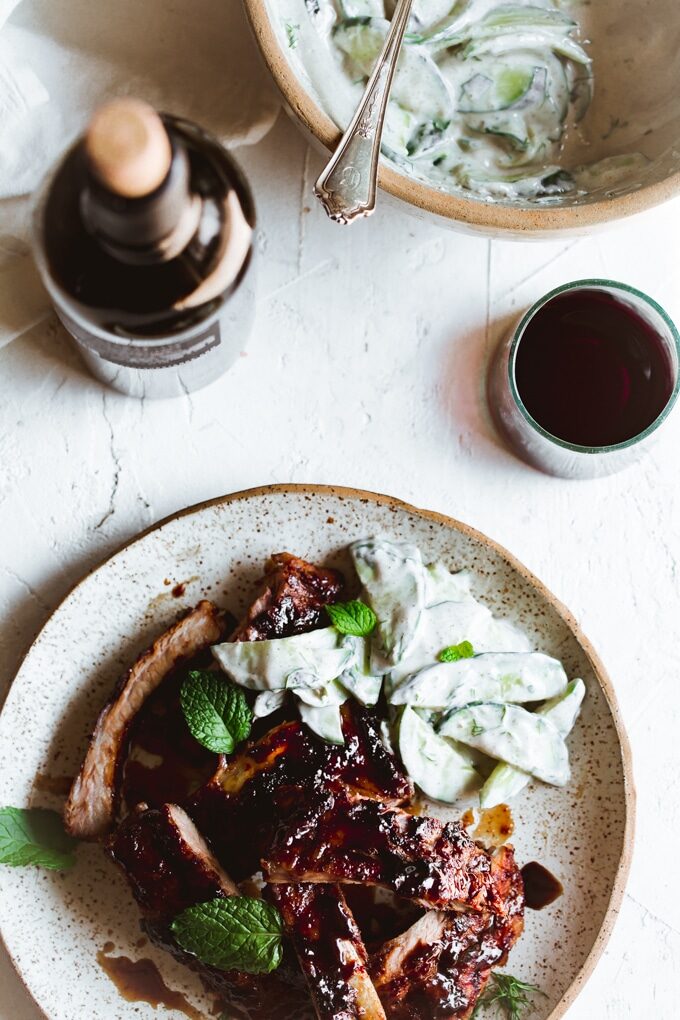 Tandoori Spiced Ribs with Raita Recipe