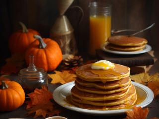 Fluffy Pumpkin Pancakes A Classic Breakfast!