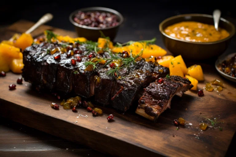 Jerk American Lamb Ribs with Mango Chutney Recipe