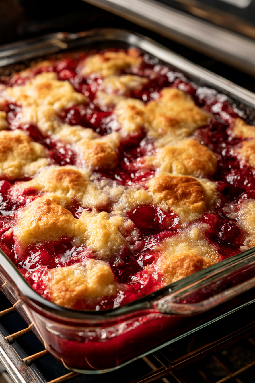 Bake in the preheated oven for 45-50 minutes until it's golden brown and bubbly