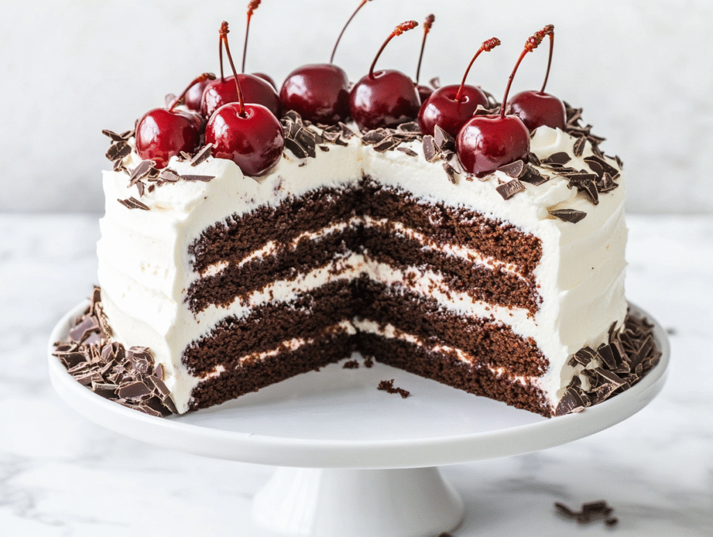 Easy Black Forest Cake Recipe