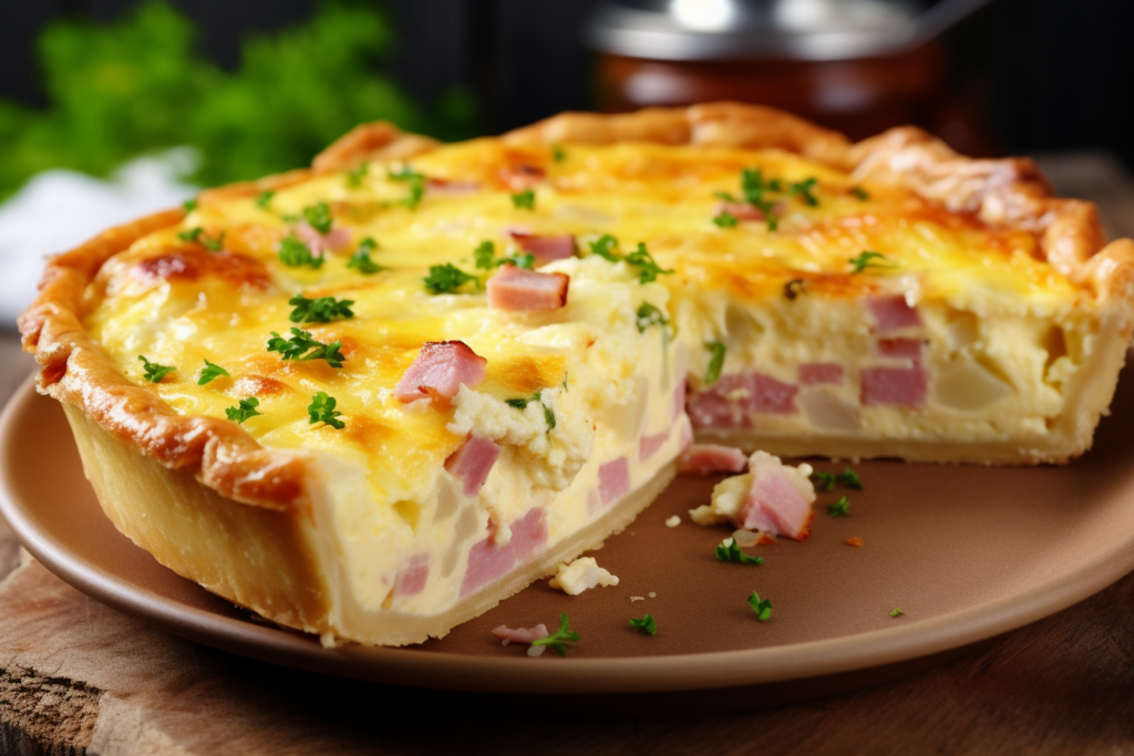 Ham And Swiss Quiche Recipe