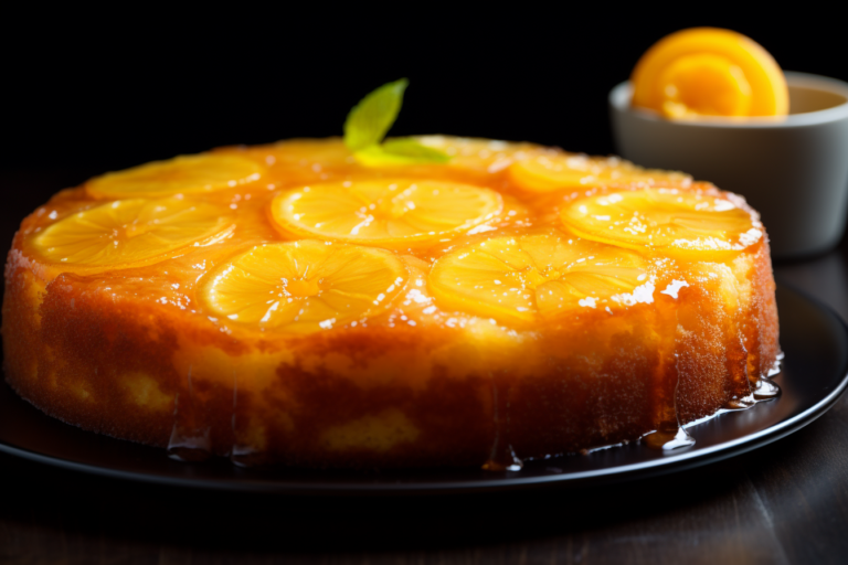 Lemon Upside Down Cake Recipe