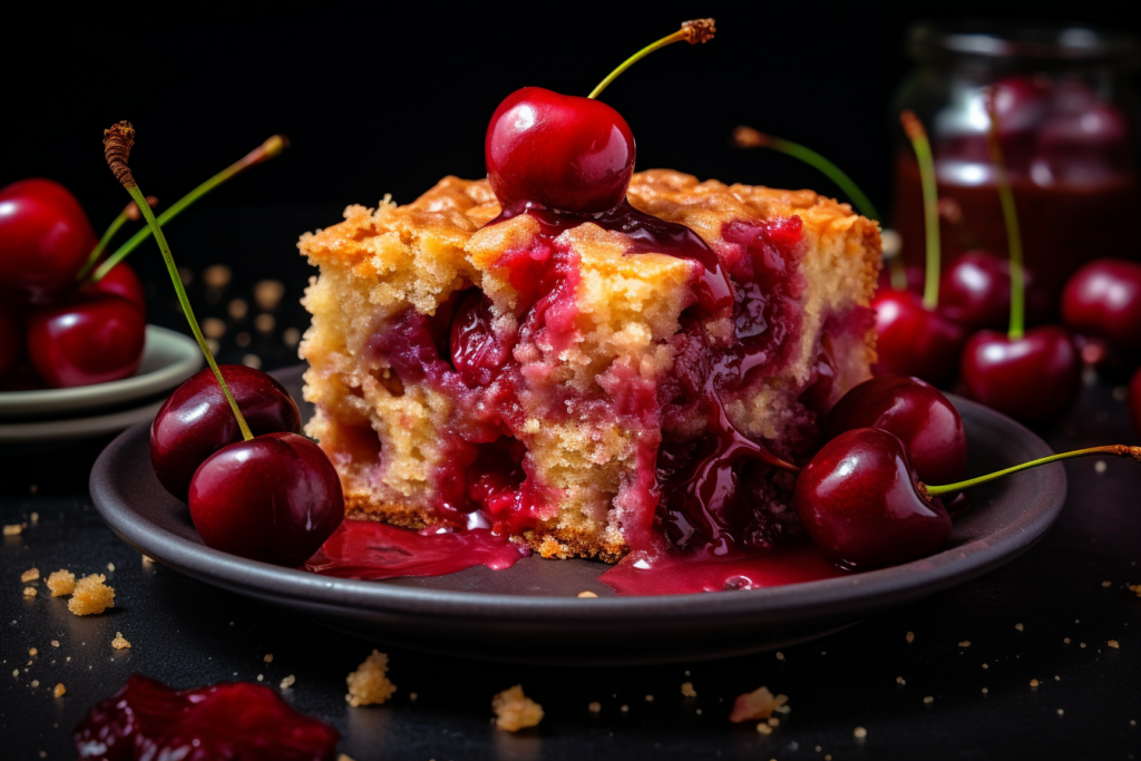 This image shows the possible variations with cherry dump cake recipe
