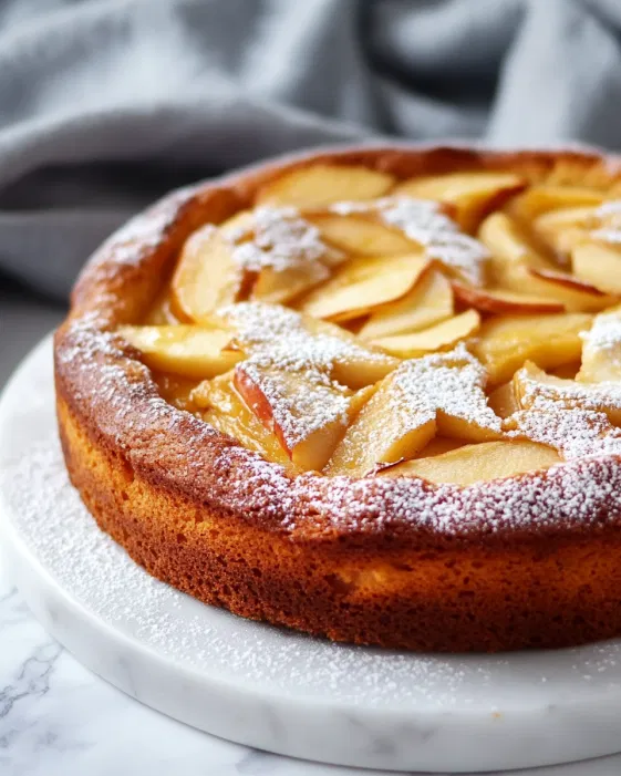 delicious apple cake 