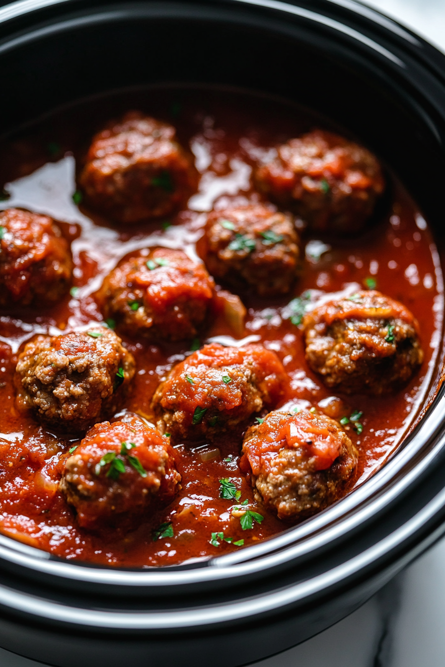 Cook on HIGH for 2-2 1:2 hours, turning meatballs halfway