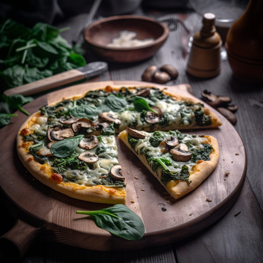 Overview How To Make Mushroom Spinach Pizza