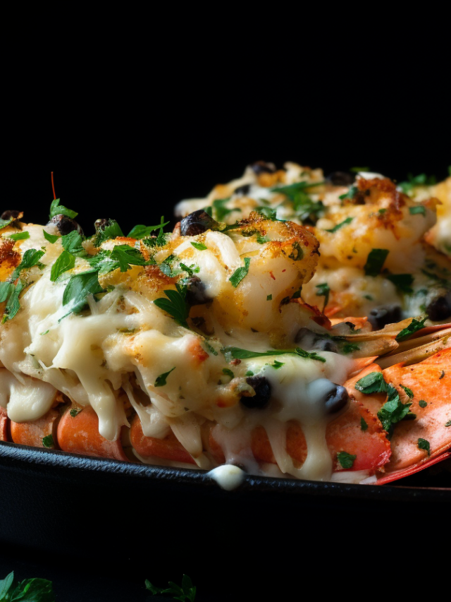 Baked Stuffed Shrimp Recipe - Featured