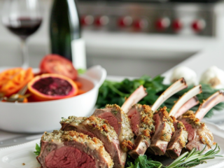 Herb-Crusted Rack of Lamb Recipe A Flavorful Dish