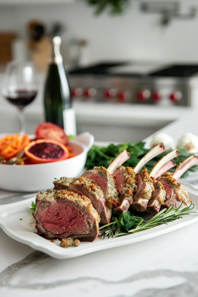 Herb-Crusted Rack of Lamb Recipe A Flavorful Dish