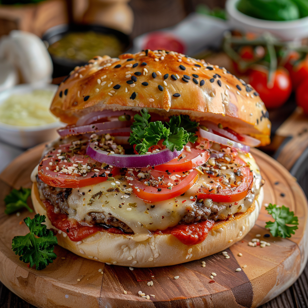 Overview How To Make Pizza Burger
