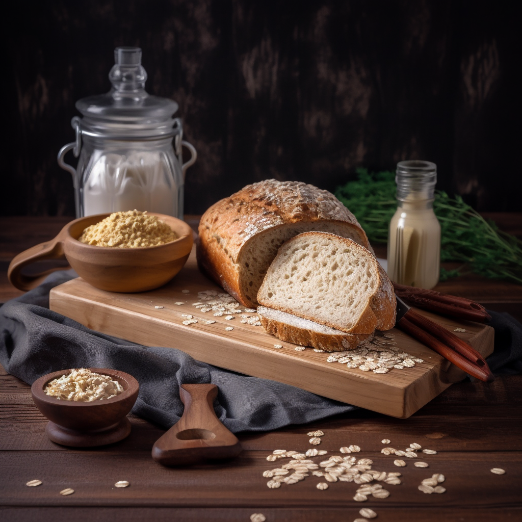 Serving the Oat Bread recipe