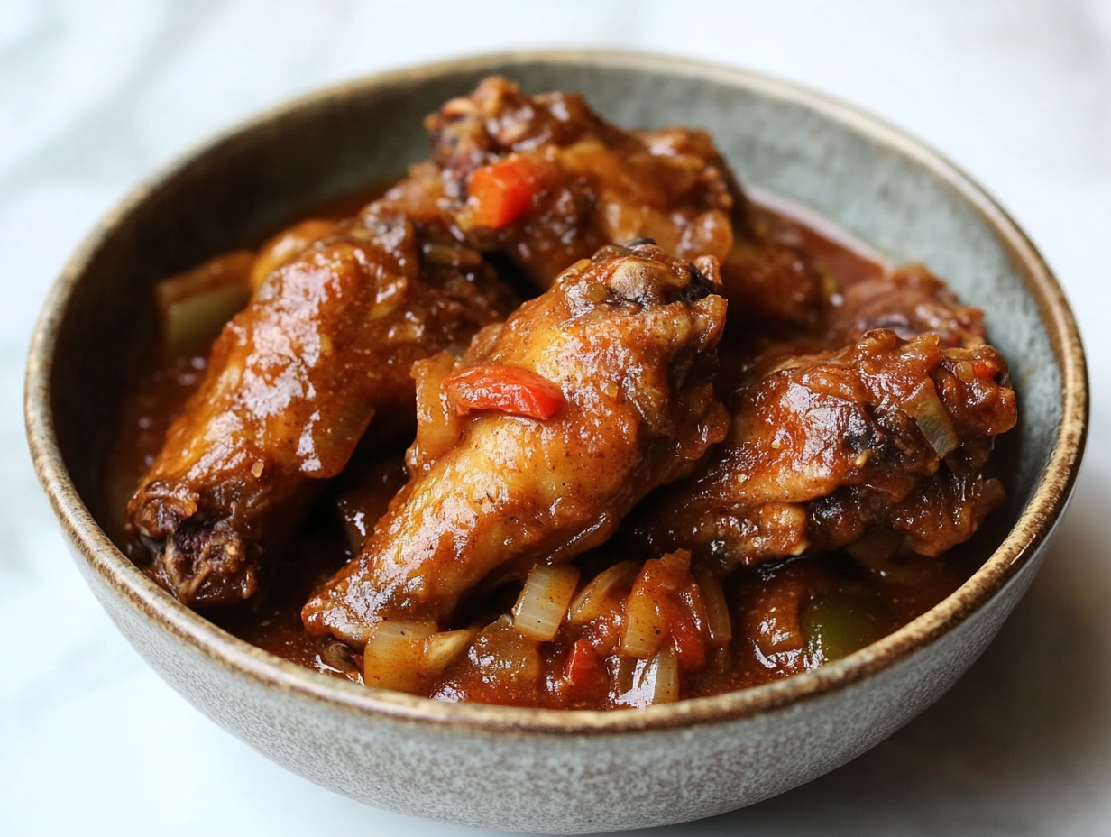 Smothered Turkey Wings Recipe