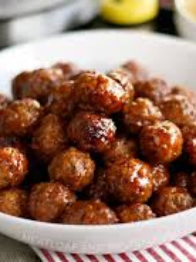 Grape Jelly Meatballs Recipe