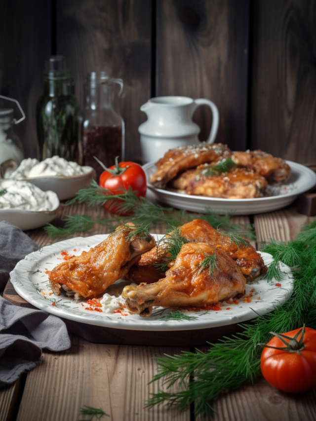 Serving the Smothered Turkey Wings recipe