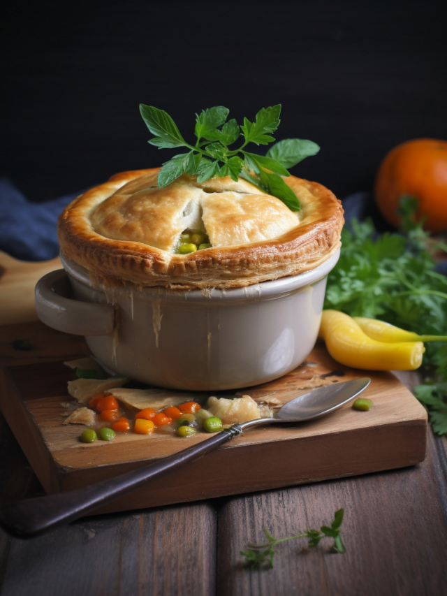 vegetrain pot pie recipe