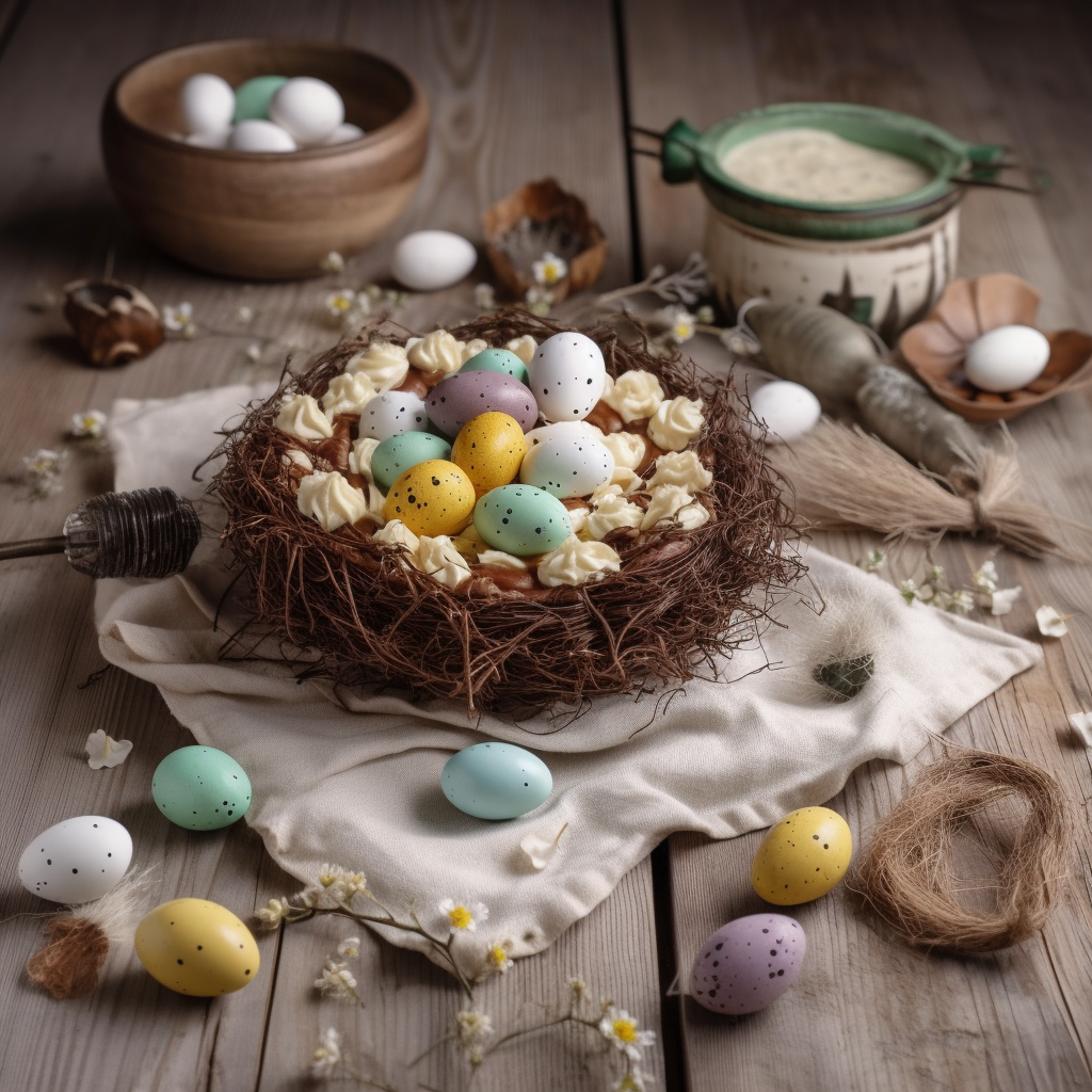 what to serve with easter nest recipe