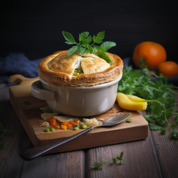 vegetrain pot pie recipe