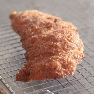 This image shows chicken katsu ready to serve