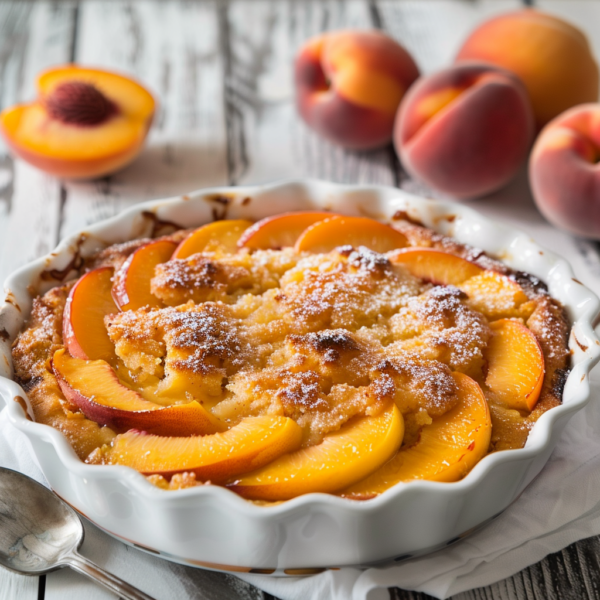 Peach Dump Cake Recipe Delicious Dessert Delight!