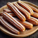 This image shows churros served in a bowl