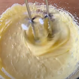 This Image Shows Beating the mixture