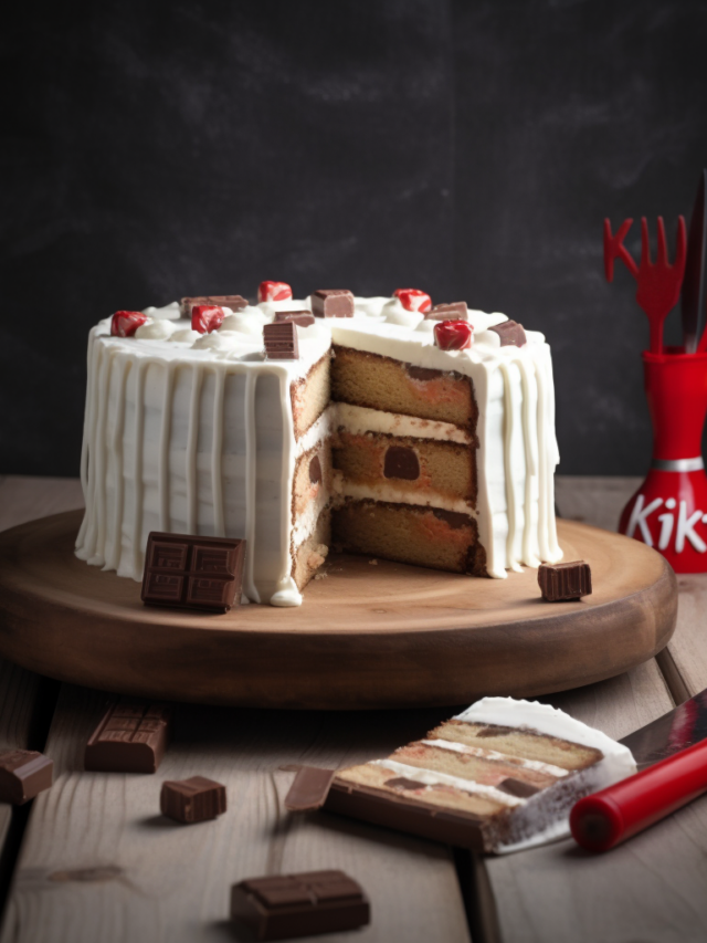 Kit Kat Crunch Cake (Chocoholic's Dream!)