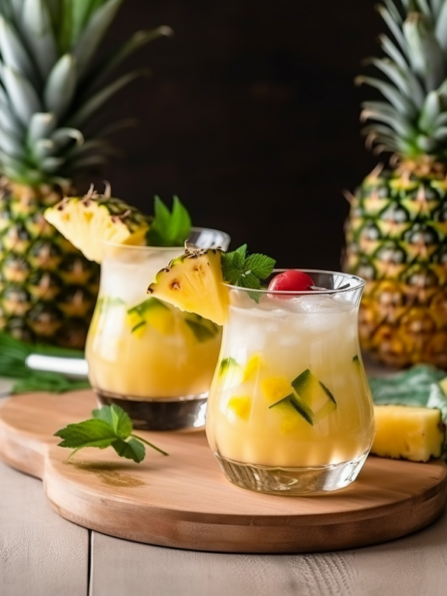 Pineapple Mocktail Recipe Sunshine Splash