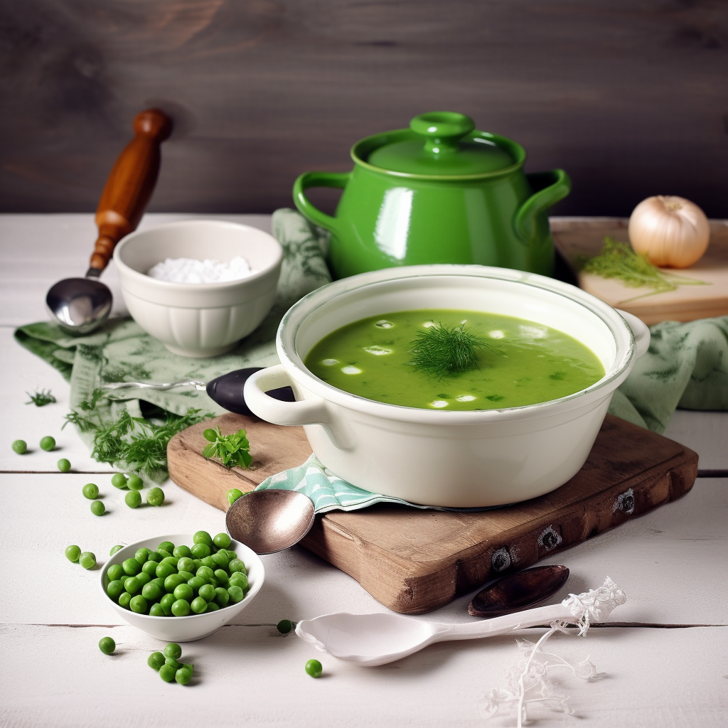 serving pea soup recipe