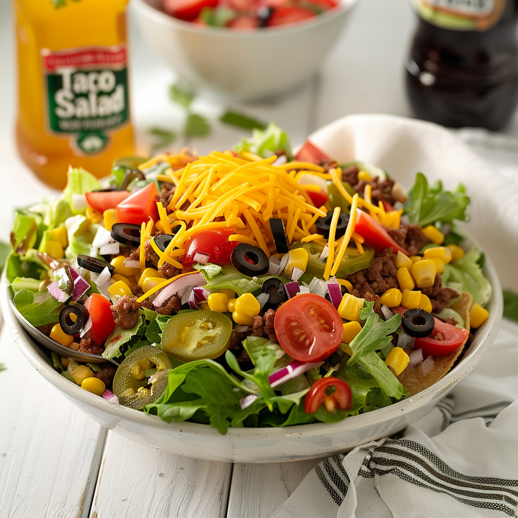 serving taco salad recipe