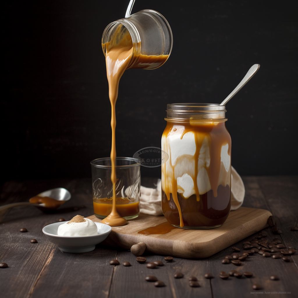 what to serve with caramel iced coffee