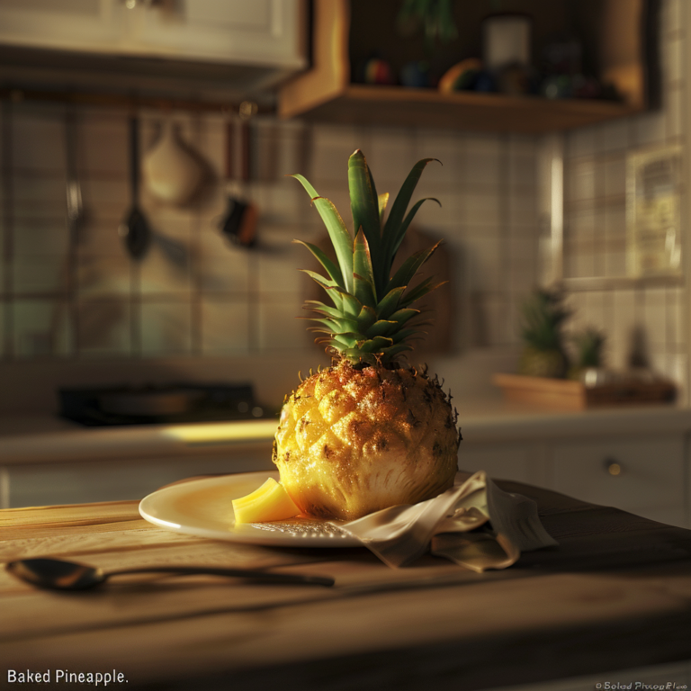 Baked Pineapple Recipe Honey Roasted Sensation!
