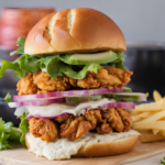 Chicken Sandwich Recipe {With Creamy Pesto, and Fresh Greens Delight}