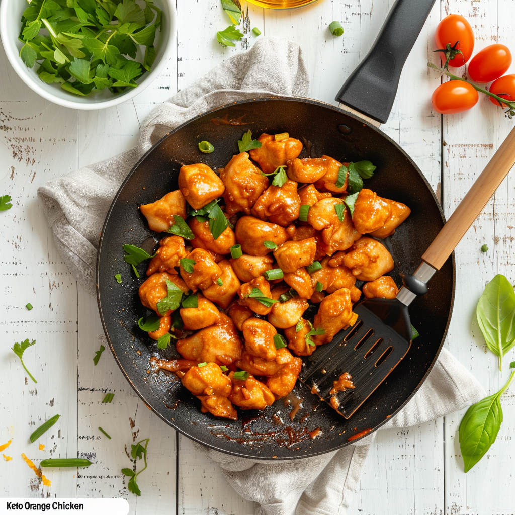 Overview How To Make Keto Low-Carb Orange Chicken