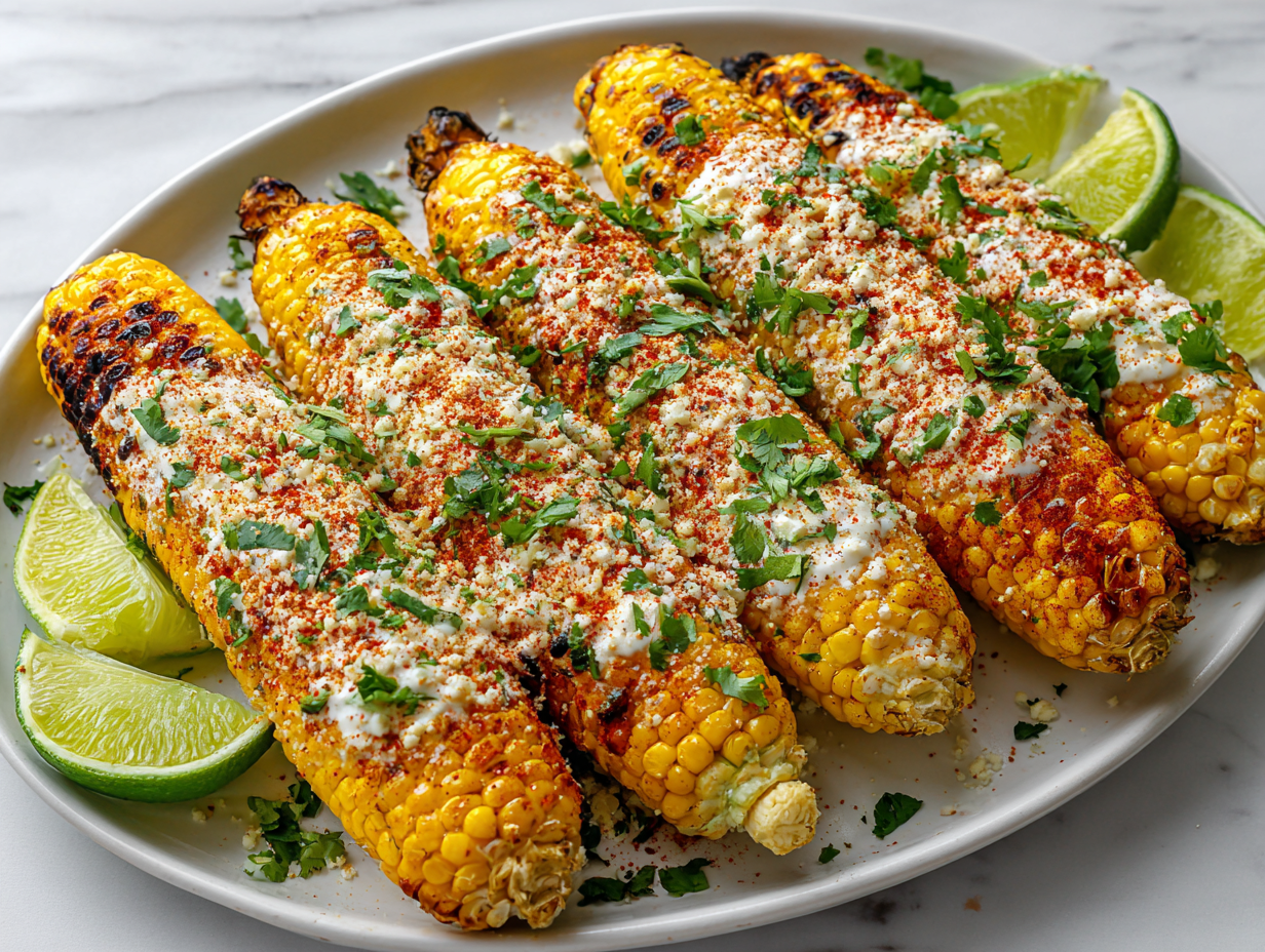 Best Street Corn Recipe in 20 Mins!