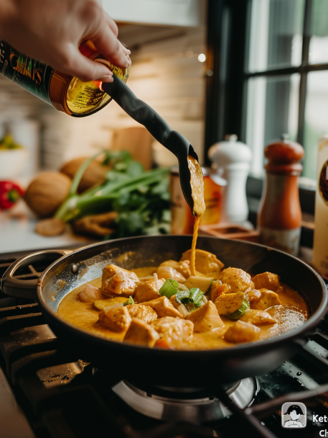 Keto Coconut Curry Chicken Spice up Your Dinner with Flavorful Delight!