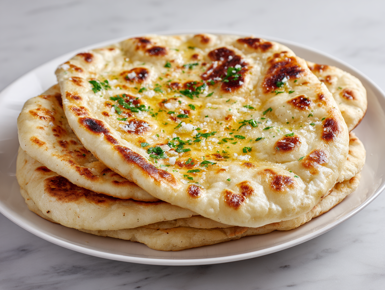 Delicious Garlic Naan Recipe!