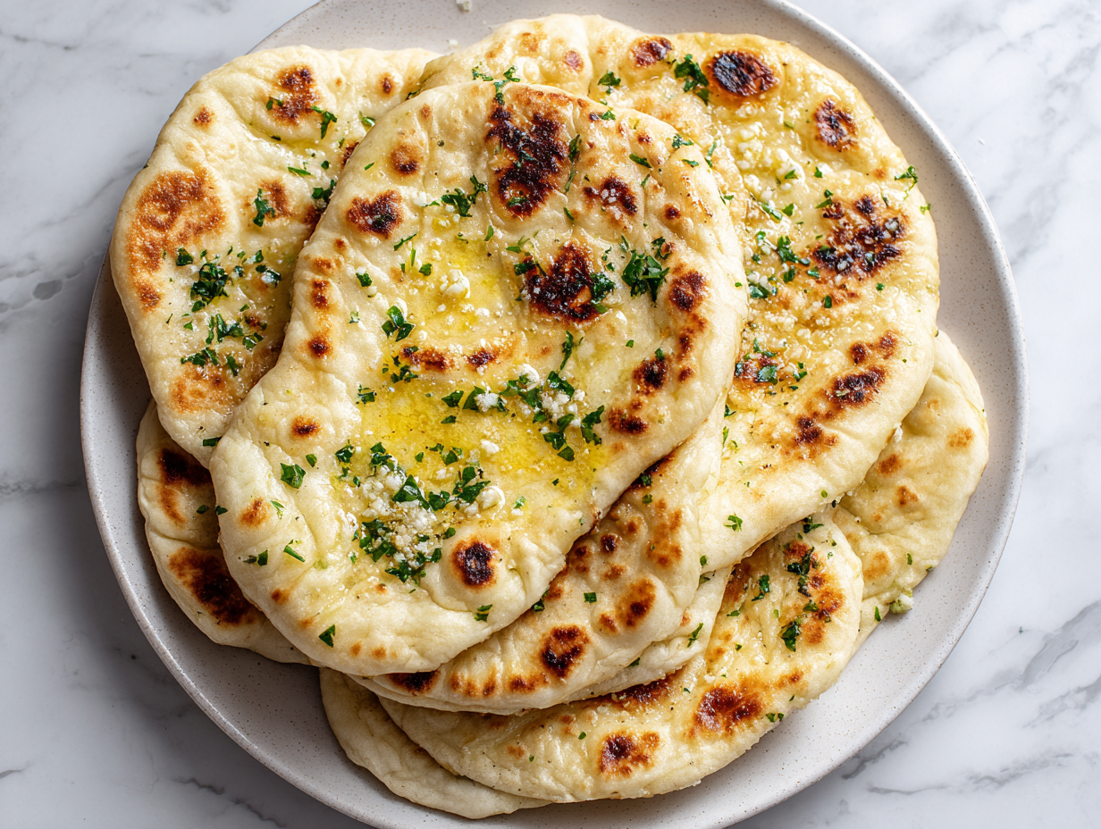 Delicious Garlic Naan Recipe!