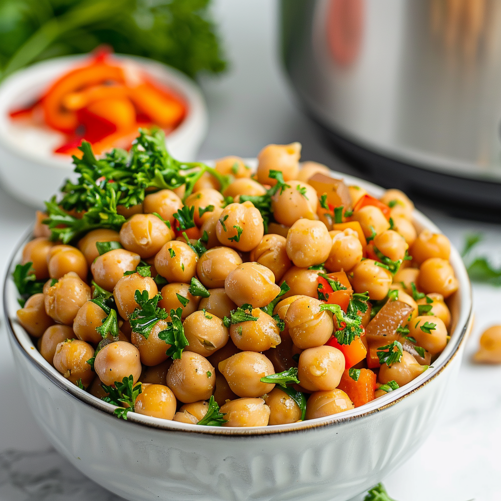 Instant Pot Chickpeas Recipe {Easy, Fast, and Flavorful}