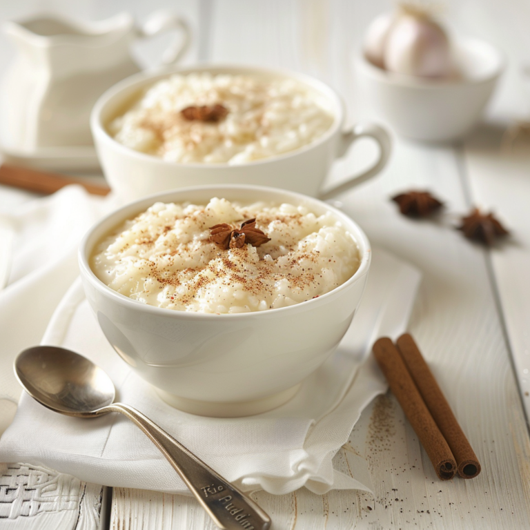 Rice Pudding Recipe Creamy Comfort in Every Bite!