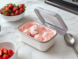 Strawberry Ice Cream Recipe is ready