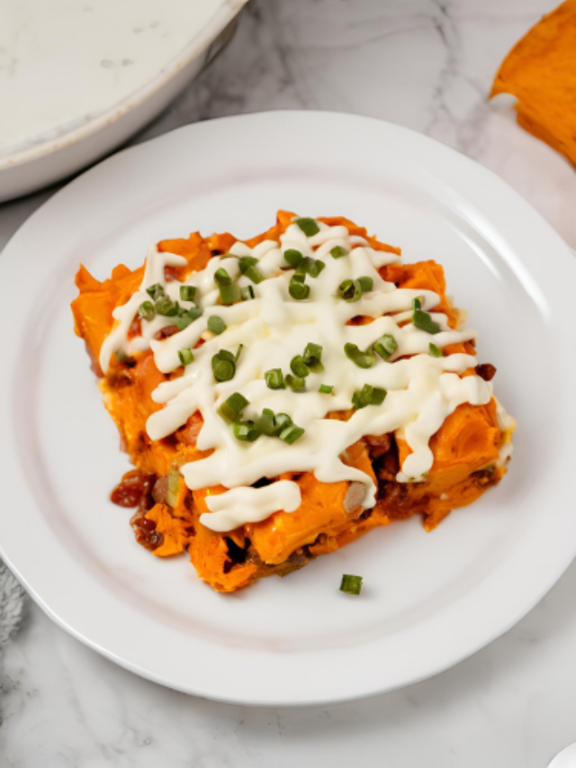 Chili Cheese Sweet Potato Casserole