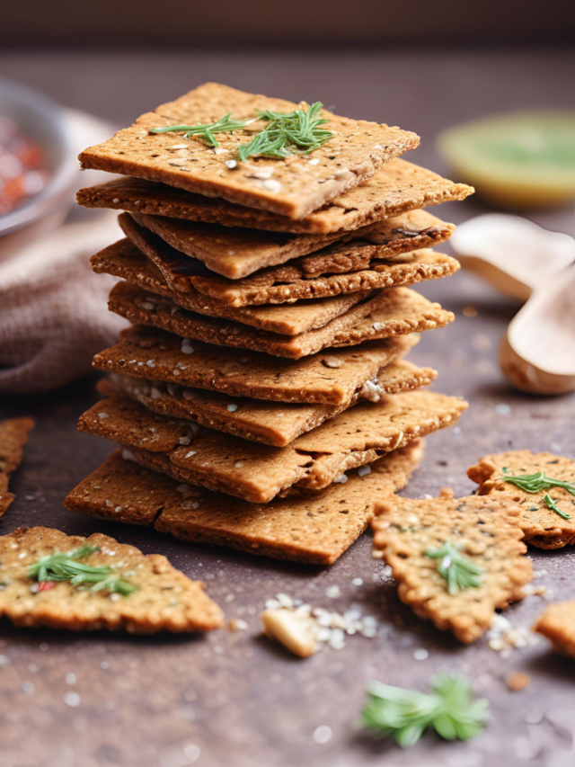 Flax Seed Crackers Recipe_ Crunchy, Nutritious, and Delicious!