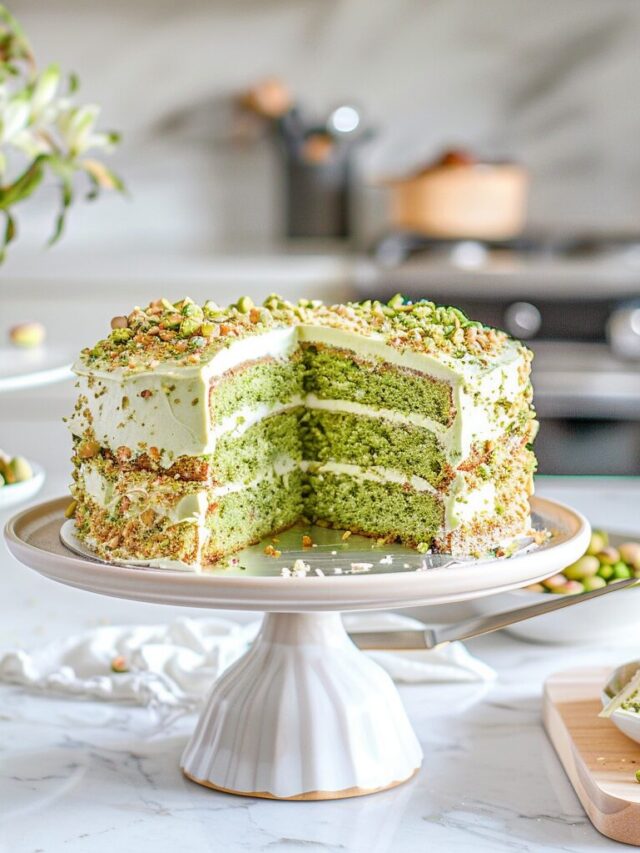 What To Serve With Pistachio Cake